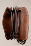 Accordion Wallet Dark Orange