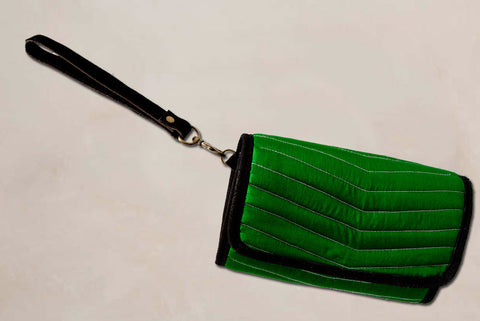 Accordion Wallet Green