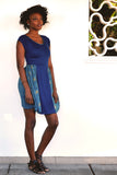 Dahlia Dress Blue