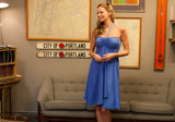Bella Blue Crepe Dress