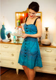 Stella  Blue Ikat  Dress