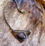 Labradorite Geo Necklace