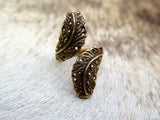 Cielo Feather Wrap Ring