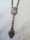 Painted Arrow Necklace