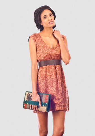 Kilim Clutch Teal