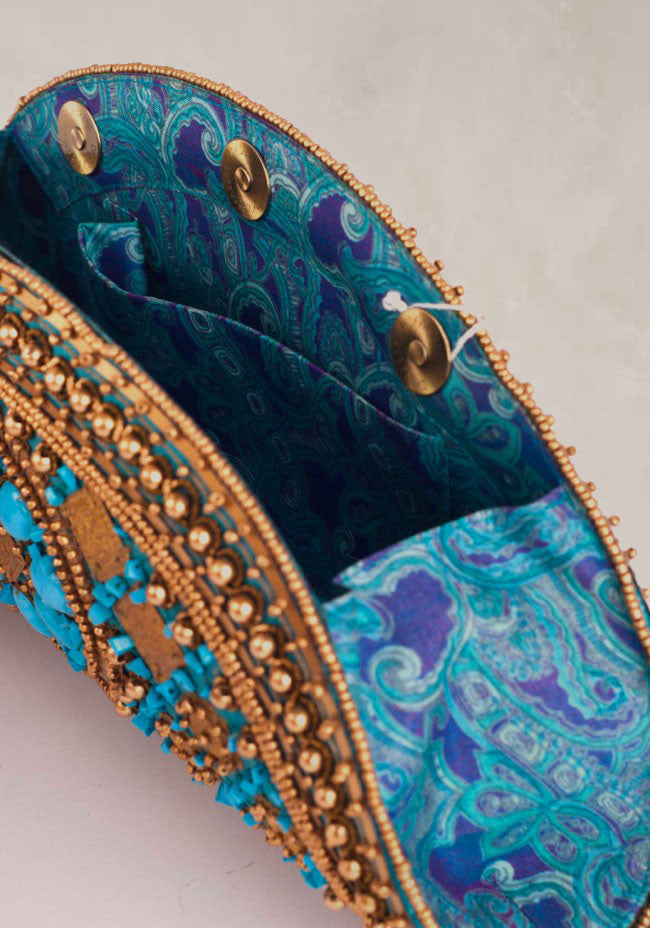 Turquoise Clutch